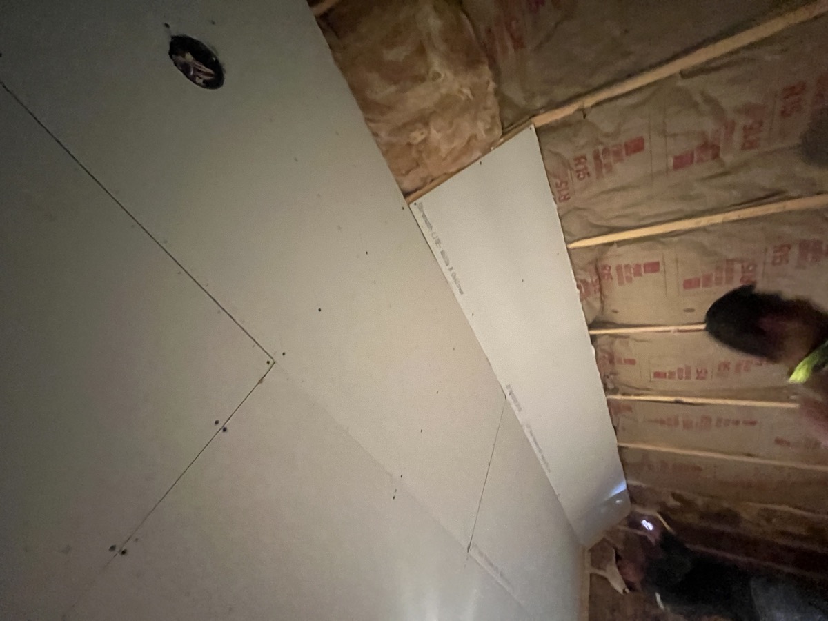 Wall insulation detail