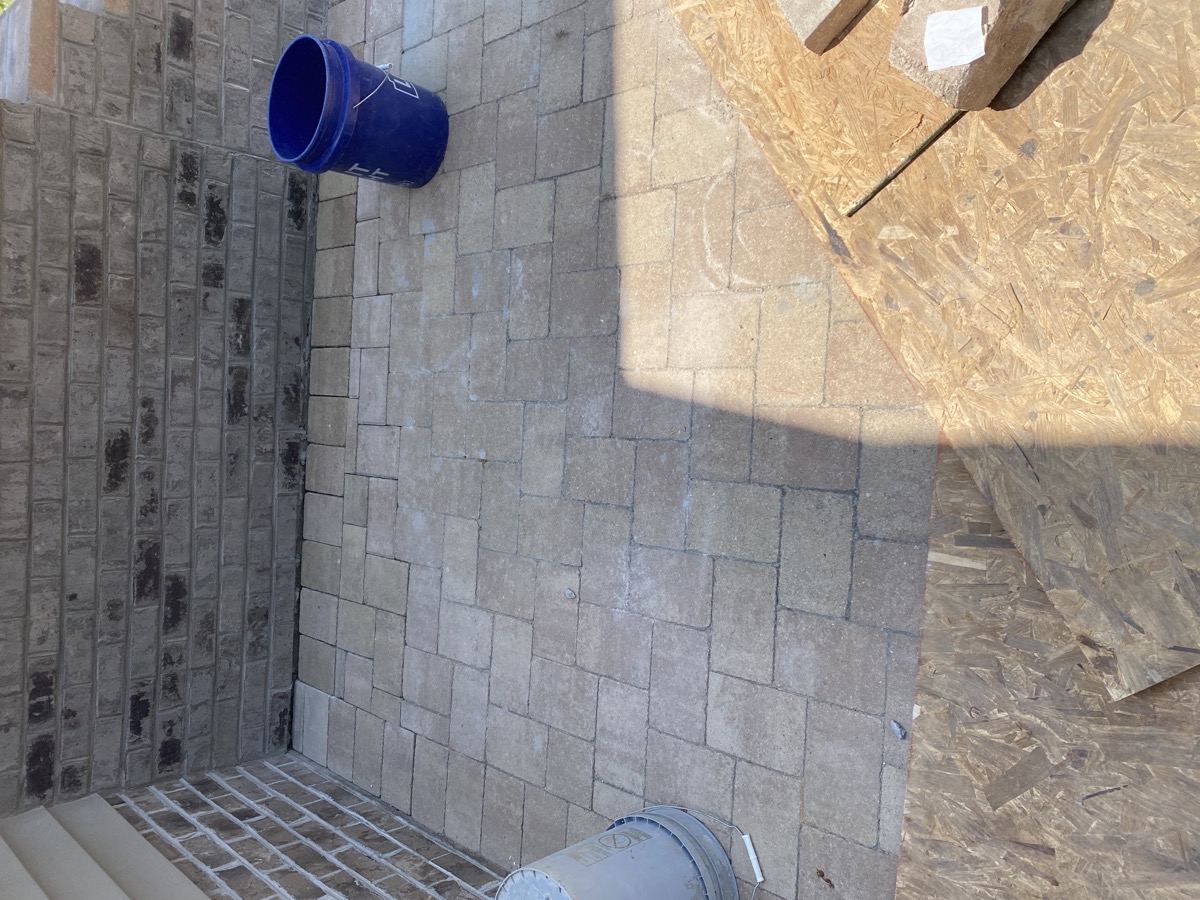Landscaping and hardscaping project