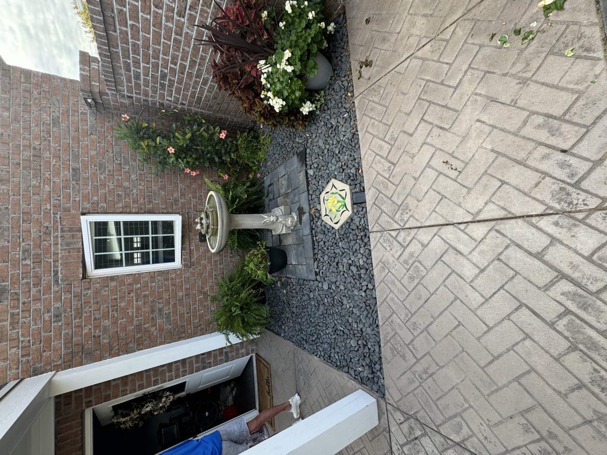 Finished outdoor living space