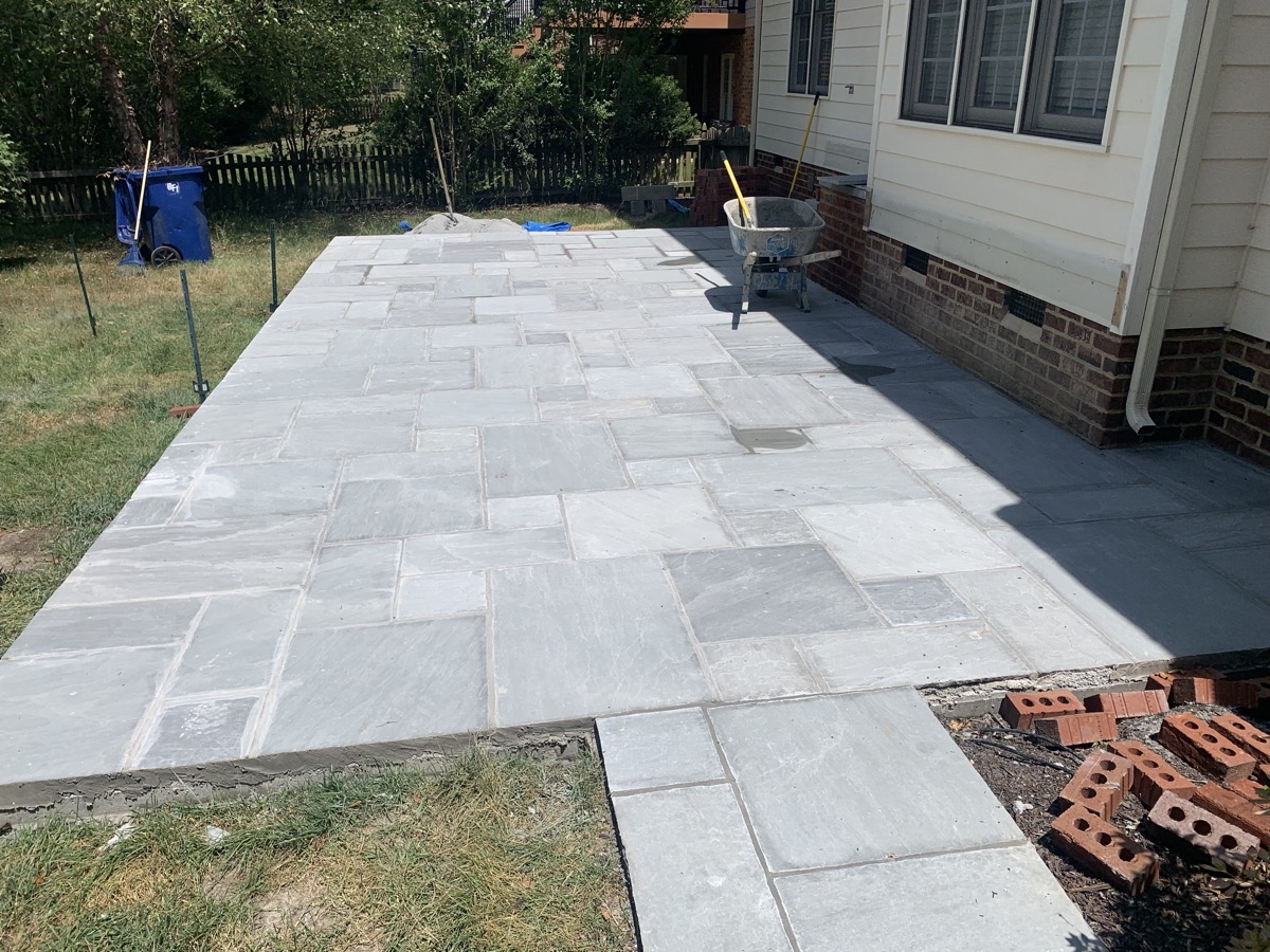 Outdoor living space buildout