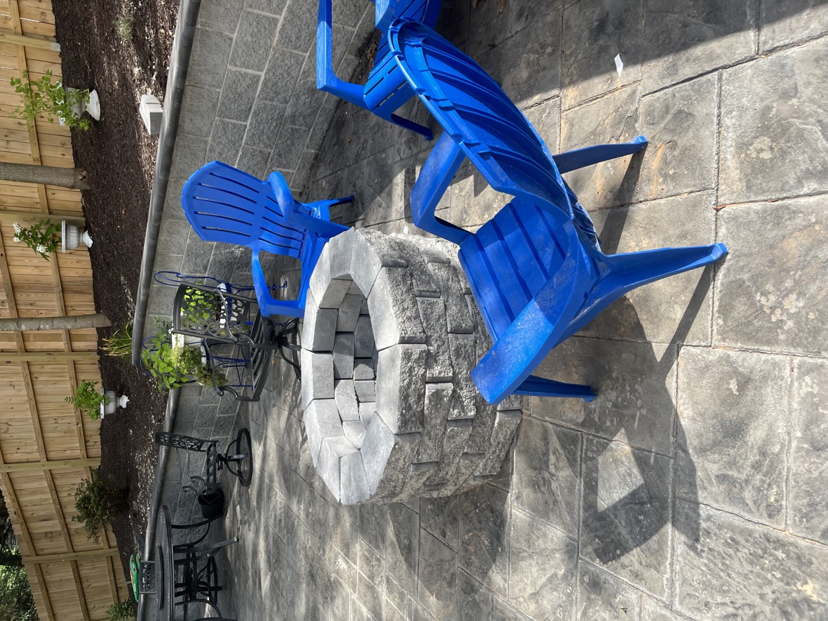 Landscape drainage and grading
