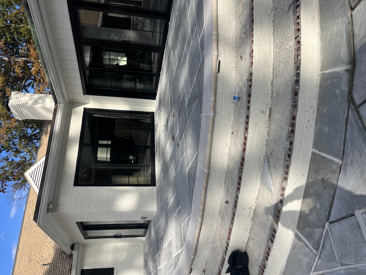 Completed paver patio