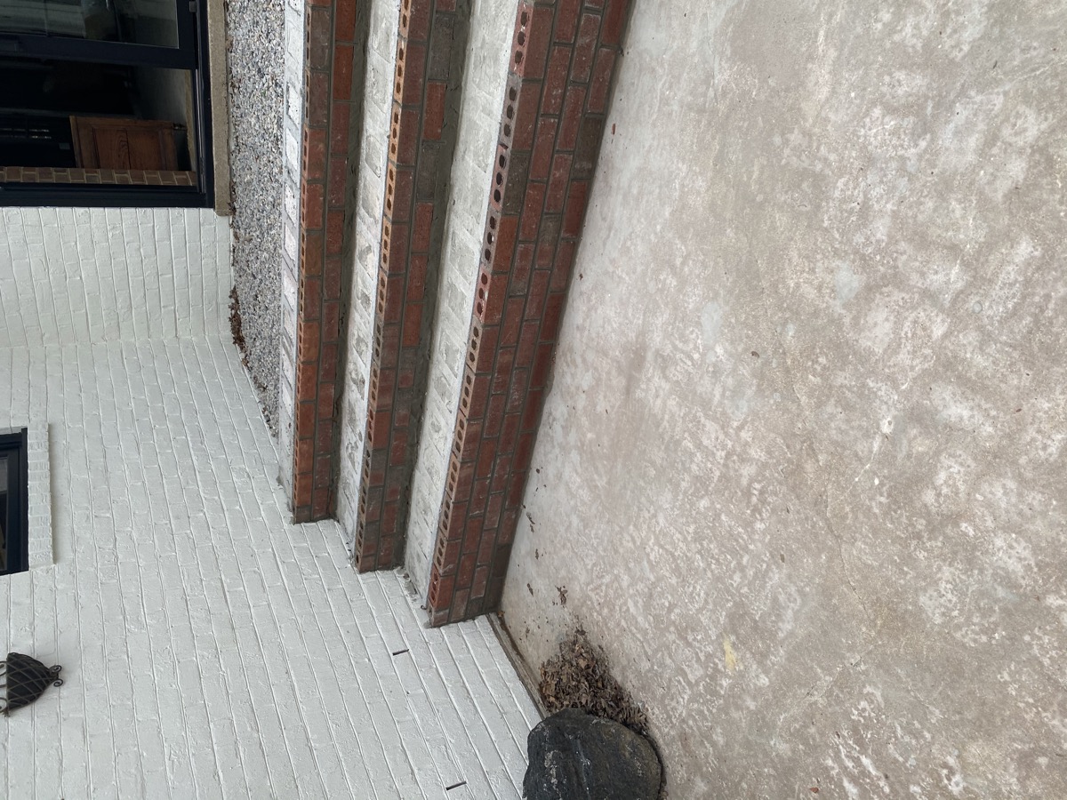 Brickwork detail and finishing