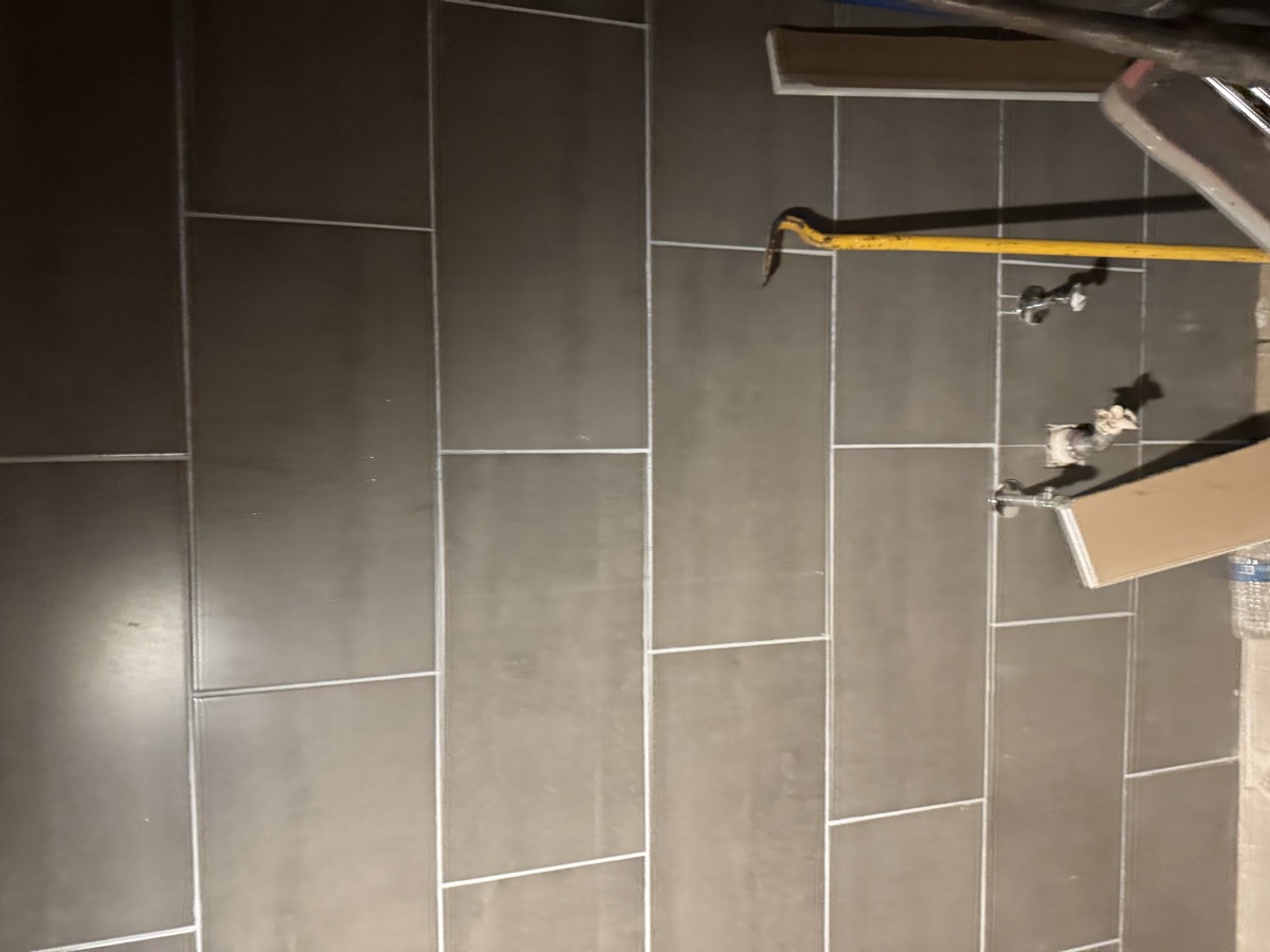 Completed flooring project