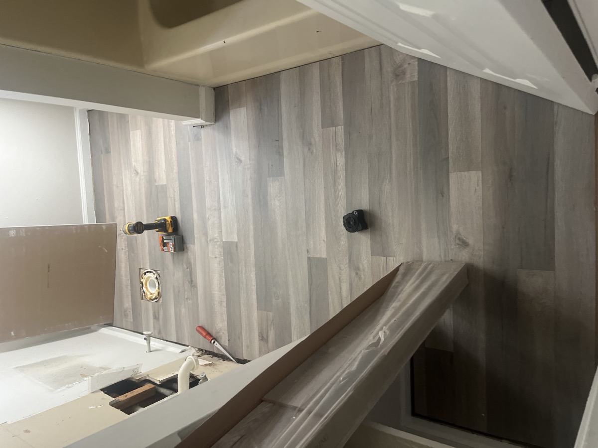 LVP flooring installation